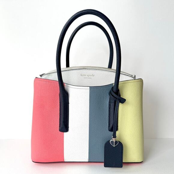 KATE SPADE Margaux Medium Satchel Multi/Gold Crossbody EXCELLENT CONDITION - Picture 1 of 12